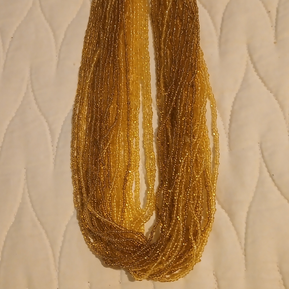 Gold Beaded Necklace